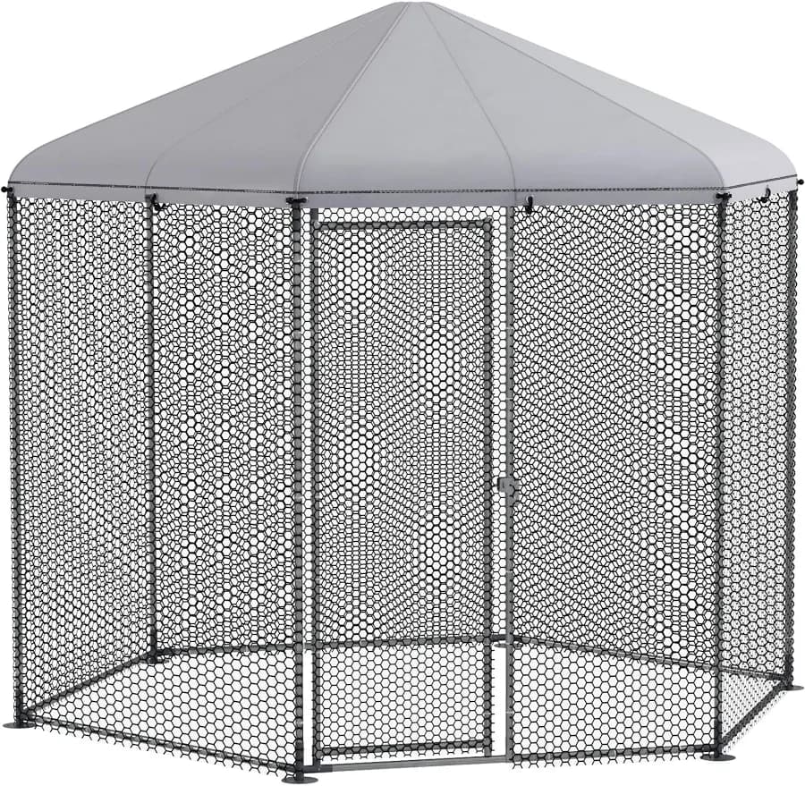 enclos mobile poules